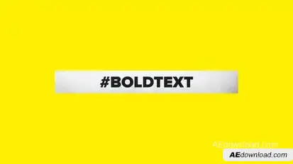 Just Typography Video Displays template preview