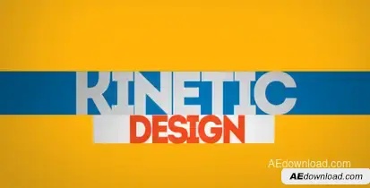 Kinetic Typo Openers template preview