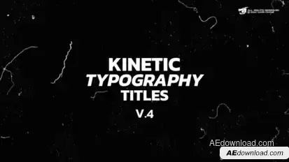 Kinetic Typography Titles / MOGRT Premiere Pro template preview