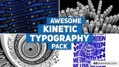 Kinetic Typography V2 | MOGRT Premiere Pro template preview