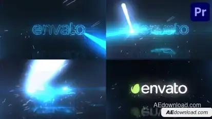 Laser Blast Logo for Premiere Pro Premiere Pro template preview