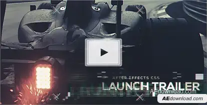 Launch Trailer Video Displays template preview