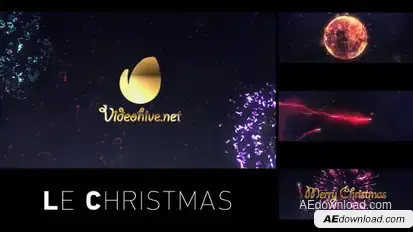 Le Christmas Video Displays template preview