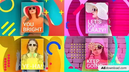 Let's Make Creative Video Displays template preview
