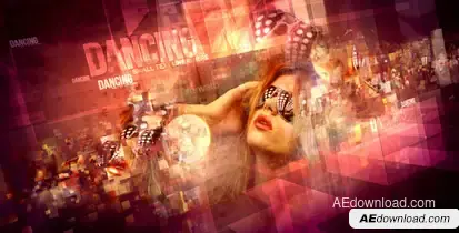 Lets Dance Video Displays template preview
