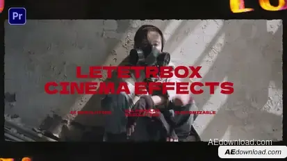 Letterbox and Effects Premiere Pro template preview