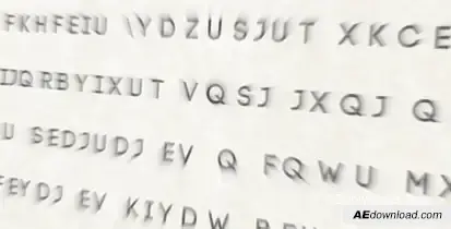 Letters Logo Reveal Video Displays template preview