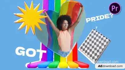 LGBTQ+ Personal Promo Premiere Pro template preview