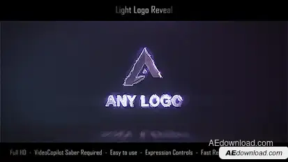 Light Logo Reveal Video Displays template preview