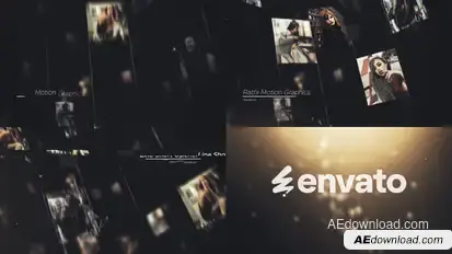 Line Photo Logo Premiere Pro template preview