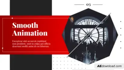 Line Rotation - Slideshow Video Displays template preview