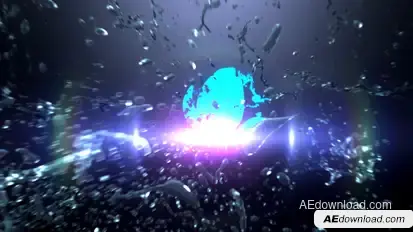 Liquid Splash Logo Reveal II Video Displays template preview