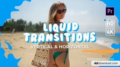 Liquid Transitions - Premiere Pro Premiere Pro template preview