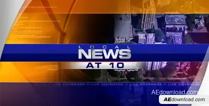 Local News Pack 2 Video Displays template preview