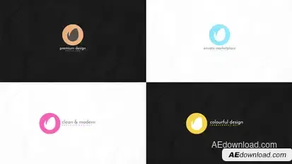 Logo ident 1 - Minimalist Intro Video Displays template preview