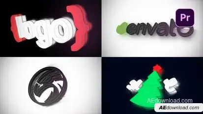Logo Reflection - Logo Animation Premiere Pro template preview