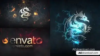 Logo Reveal Gaming Video Displays template preview