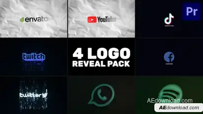Logo Reveal Pack for Premiere Pro Premiere Pro template preview