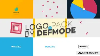 Logo Reveal Pack Video Displays template preview