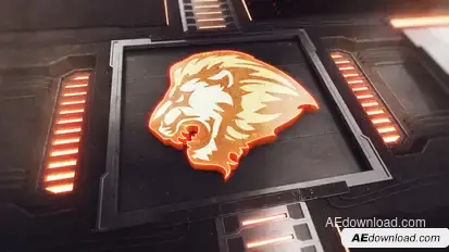 Logo Transition 2 Video Displays template preview