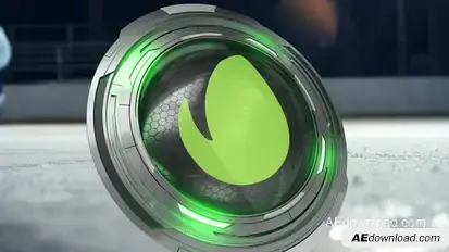 Logo Transition Video Displays template preview