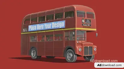 London Bus Video Displays template preview