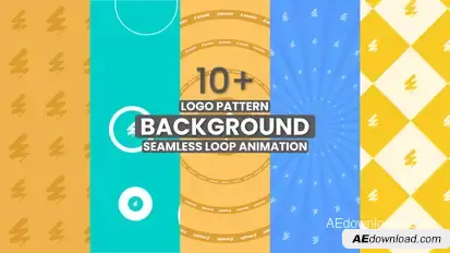 Loop Logo Background Animation Premiere Pro template preview