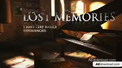 Lost Memories Video Displays template preview