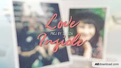 Love Inside - Romantic Slideshow Video Displays template preview