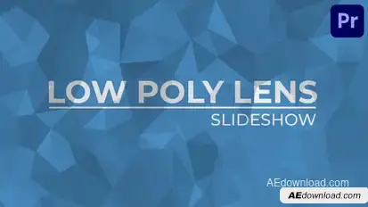 Low Poly Lens Slideshow for Premiere Pro Premiere Pro template preview