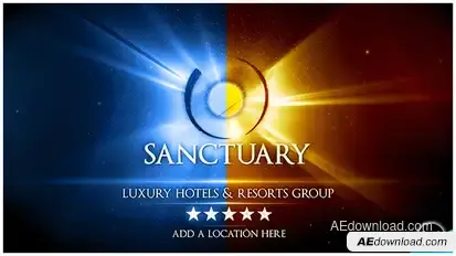 Luxury Hotels & Resort Showcase Video Displays template preview