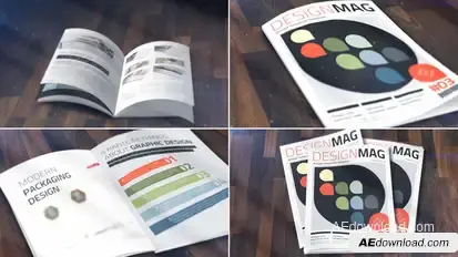 Magazine Mock-Up KIT Video Displays template preview