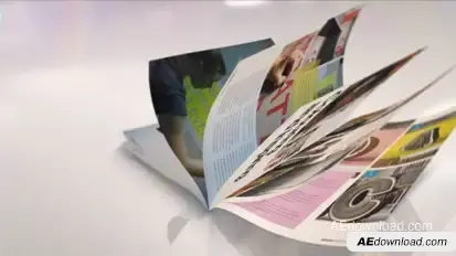 Magazine Promotion Video Displays template preview