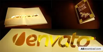 Magic Book Video Displays template preview