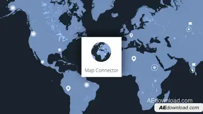 Map Connector Video Displays template preview