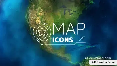 Map Icons Video Displays template preview