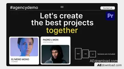 Marketing Agency Promo for Premiere Pro Premiere Pro template preview