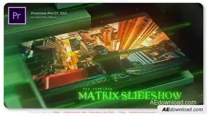 Matrix DiGi Promo Premiere Pro template preview