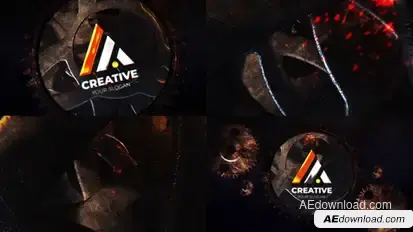 Mechanical Unveil Premiere Pro template preview