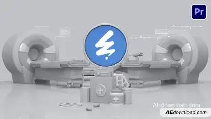 Medical Logo Premiere Pro template preview