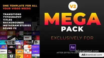 Mega Graphics Pack Video Displays template preview