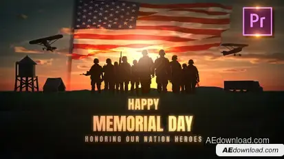 Memorial Day Opener PRO Premiere Pro template preview