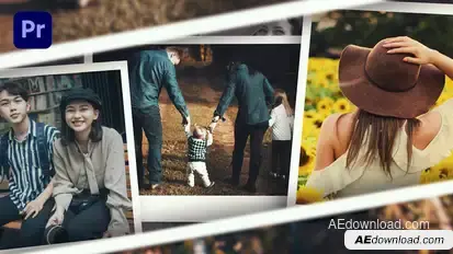 Memorial Photo Slideshow (MOGRT) Premiere Pro template preview