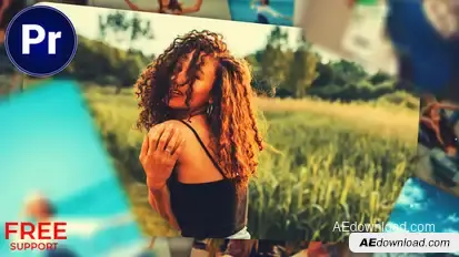 Memories Photoslideshow MOGRT Premiere Pro template preview