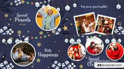 Merry Christmas Sale Promo B205 Video Displays template preview