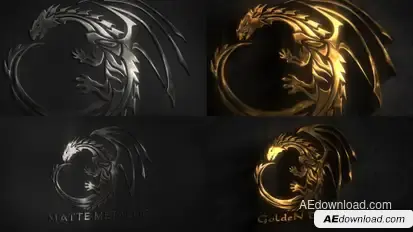 Metal Logo Video Displays template preview