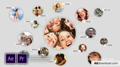 Micro Slide Show Logo Reveal Video Displays template preview