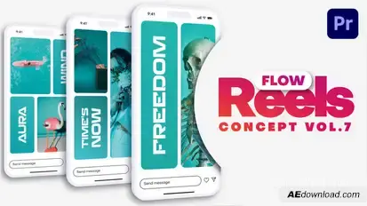 Minimal Instagram Reels - Vol. 07 Premiere Pro template preview