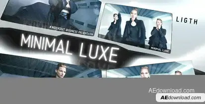 Minimal Luxe Video Displays template preview