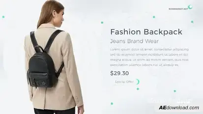 Minimal Market Video Displays template preview